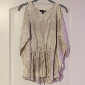 Express dolman cold shoulder top